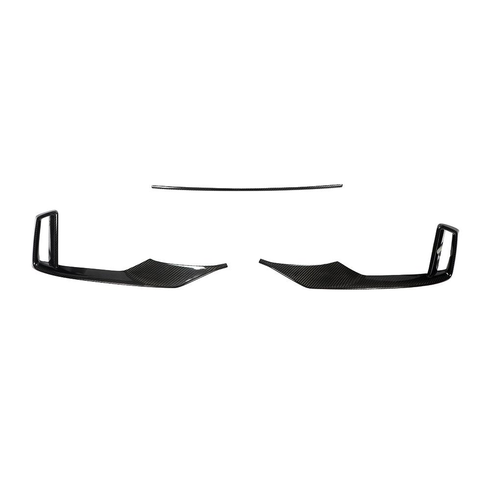 Audi RS3 8V.5 Carbon Fiber Front Bumper Vent Trim image 8