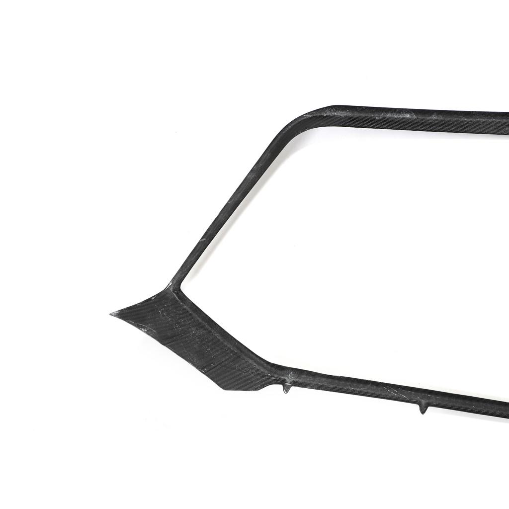 Audi RS6/RS7 C8 Carbon Fiber Front Grill Overlay Trim Cover image 9
