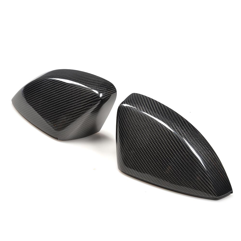 Audi A3/S3/RS3 8V Carbon Fiber Rear Mirror Shells Caps image 2