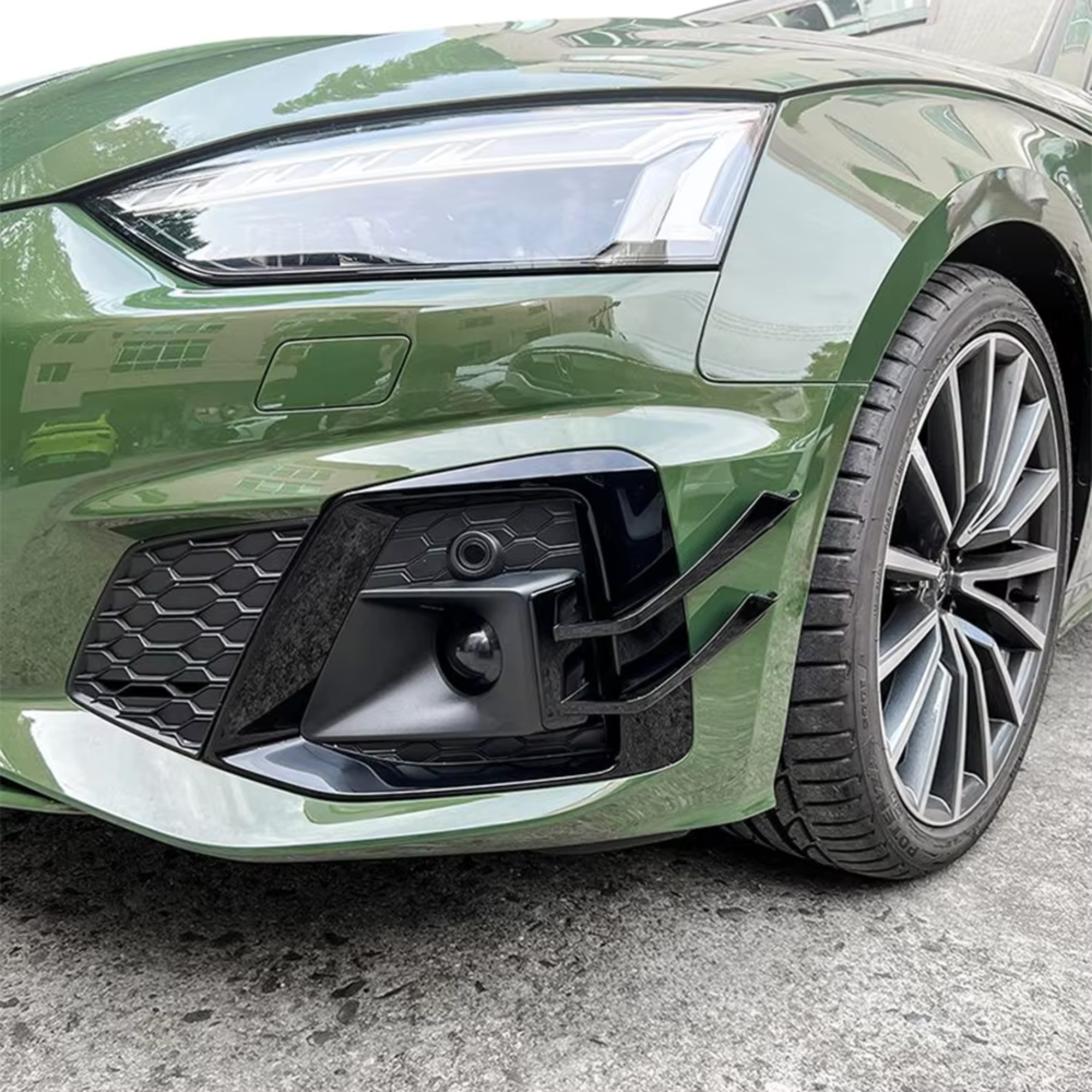 Audi A5/S5 B9.5 Front Bumper Canards/Winglets image 0