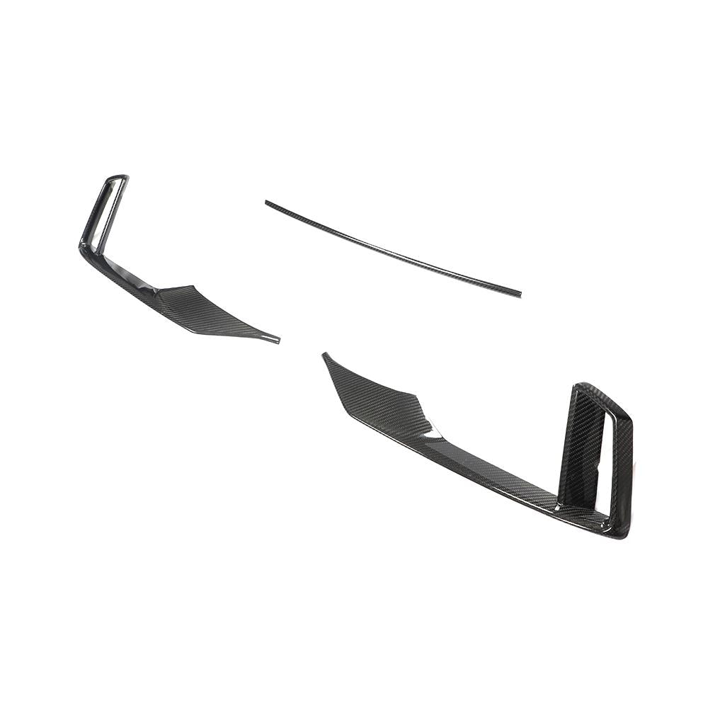 Audi RS3 8V.5 Carbon Fiber Front Bumper Vent Trim image 3