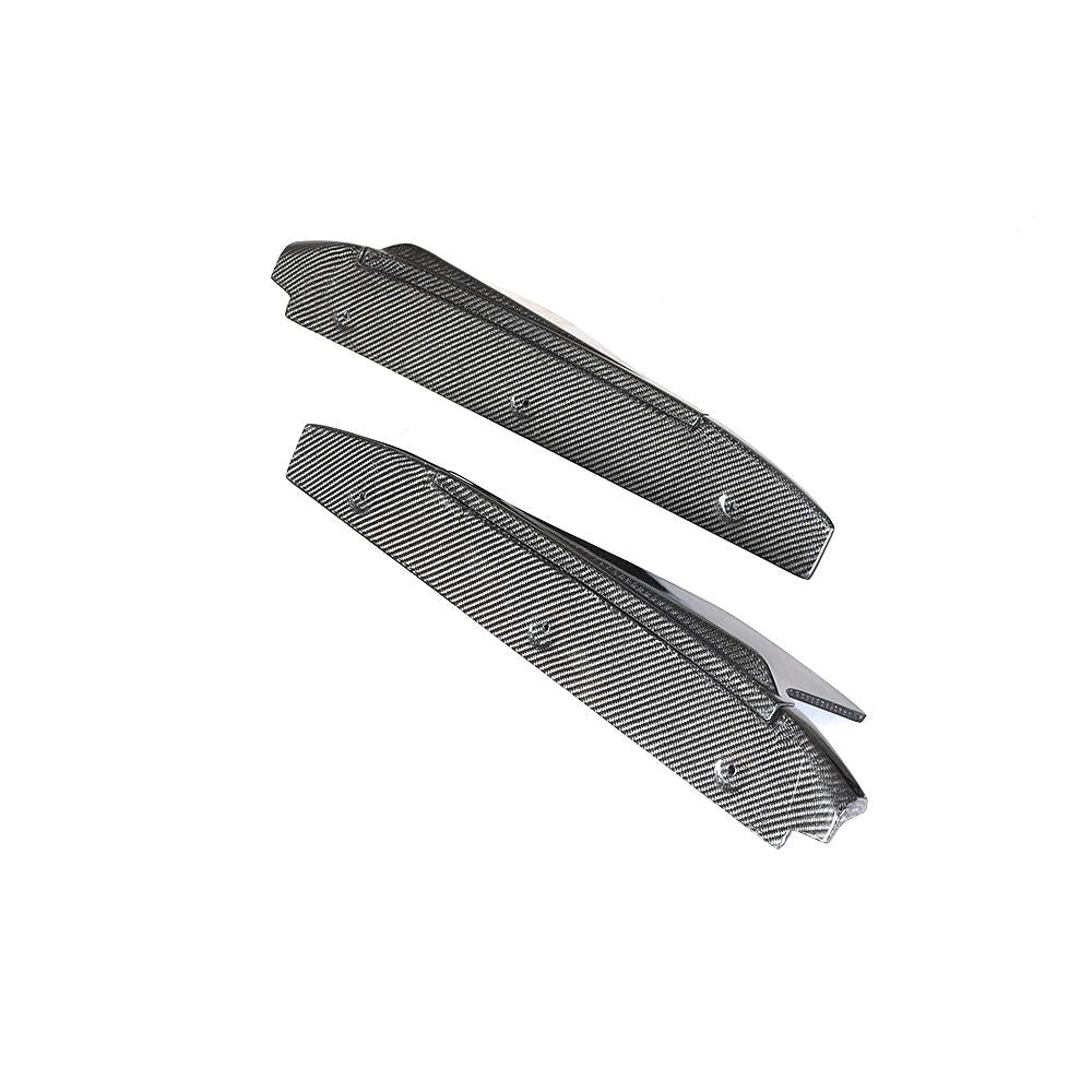 Audi R8 4S Carbon Fiber Side Bumper Fins Blades image 5