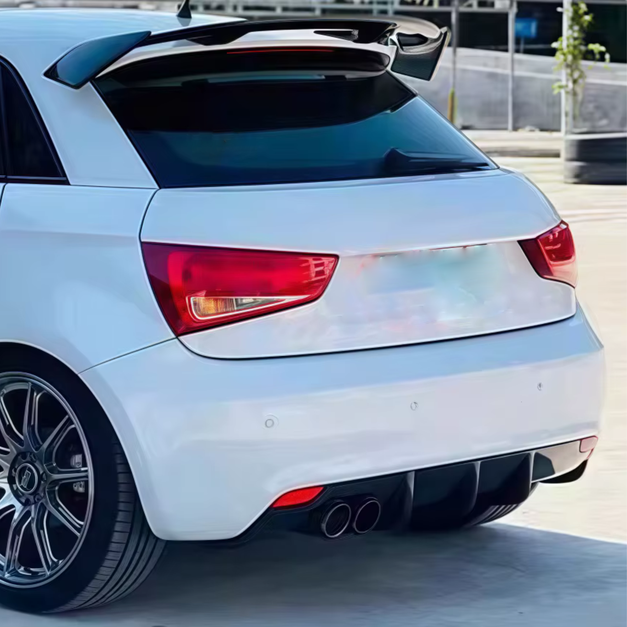 Audi A1 8X Carbon Fibre Rear Diffuser image 2