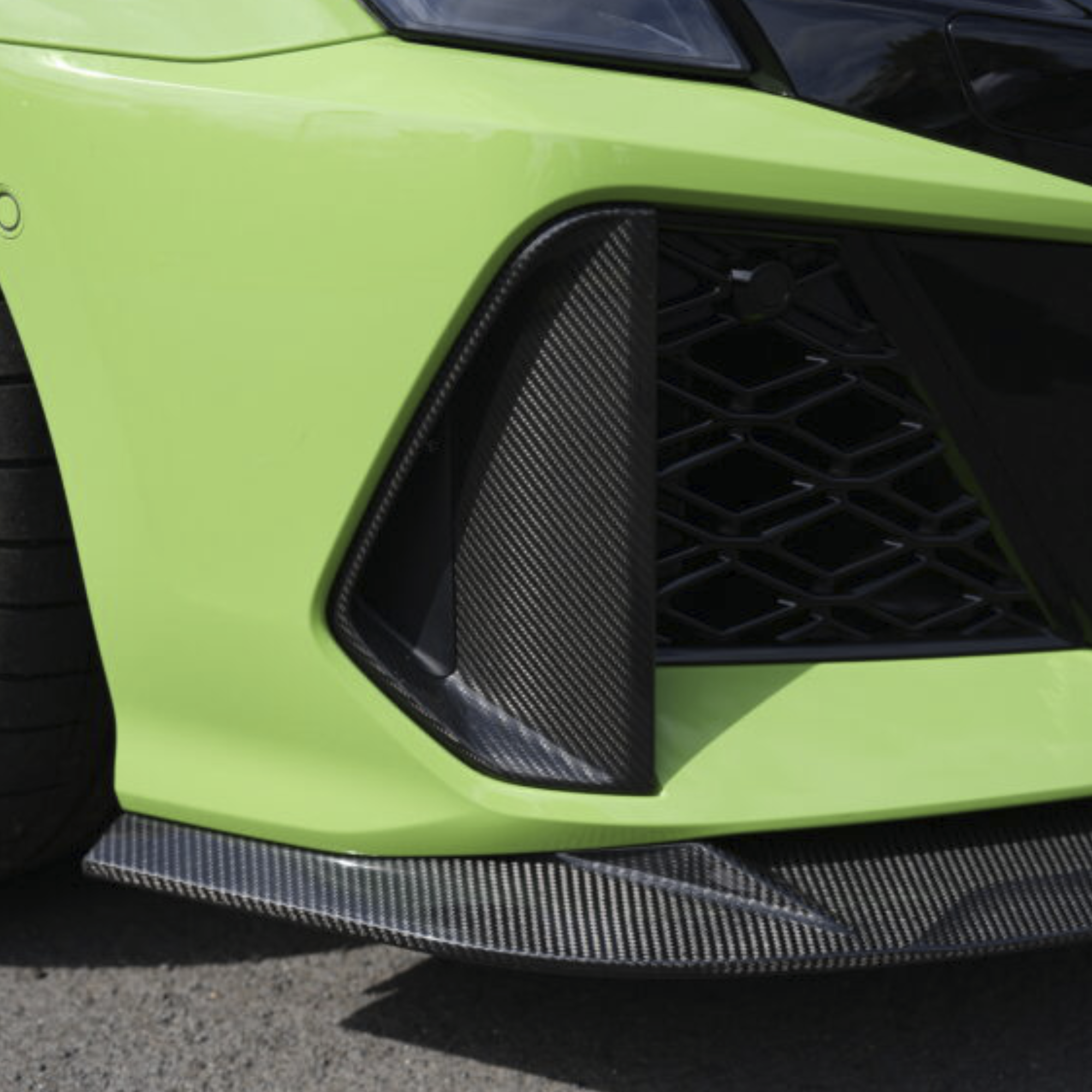 Audi RS3 8Y.5 Carbon Fiber Front Bumper Inlet Ducts Replacement image 1