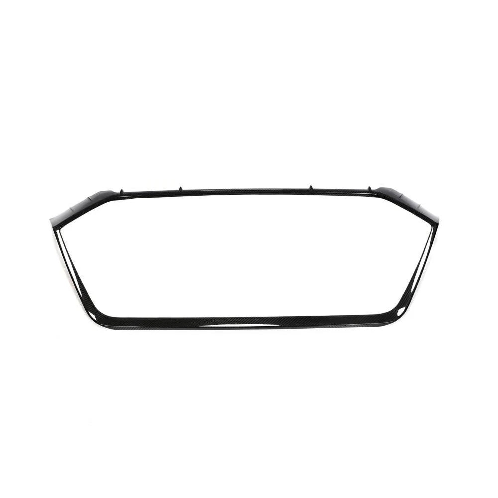 Audi RS6/RS7 C8 Carbon Fiber Front Grill Overlay Trim Cover image 4
