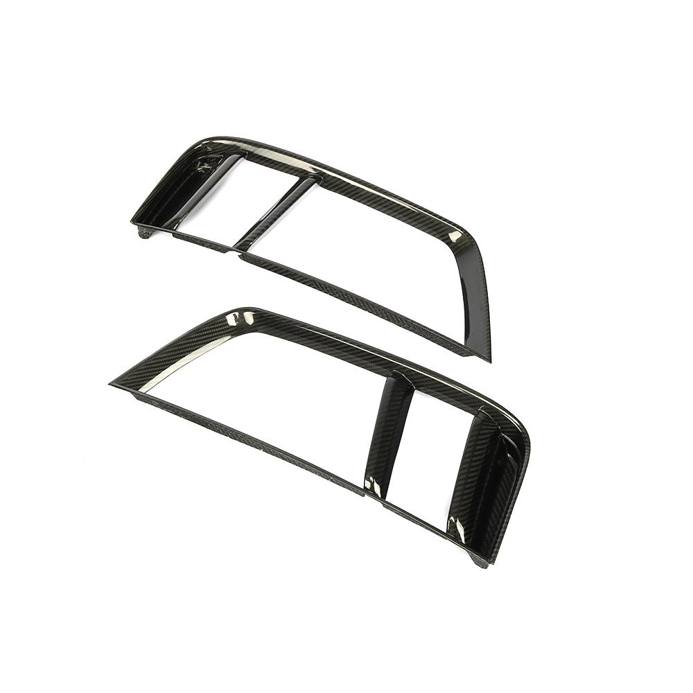 Audi R8 4S Carbon Fiber Rear Bumper Vent Covers image 2