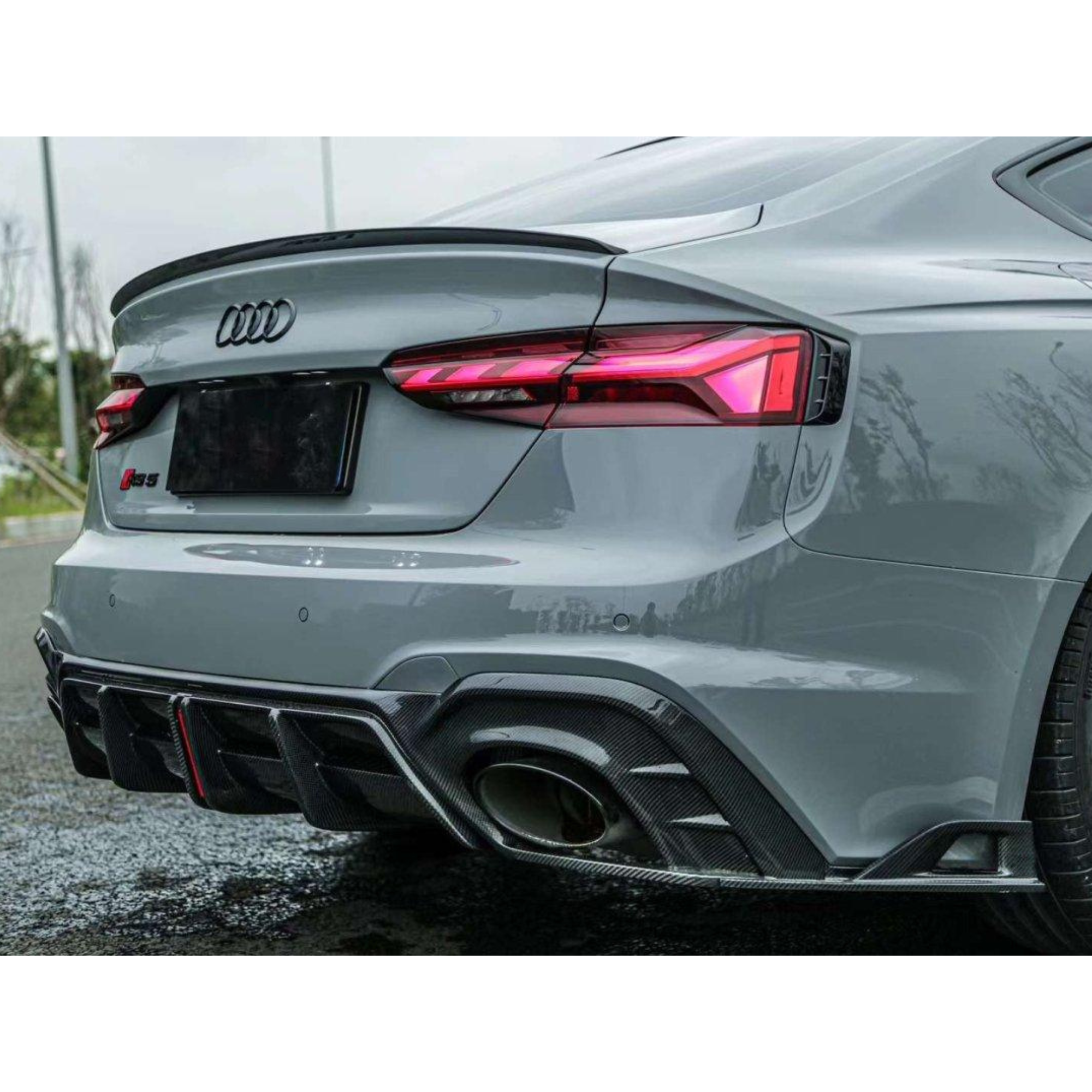 Audi RS5 B9.5 Carbon Fibre Rear Diffuser image 3