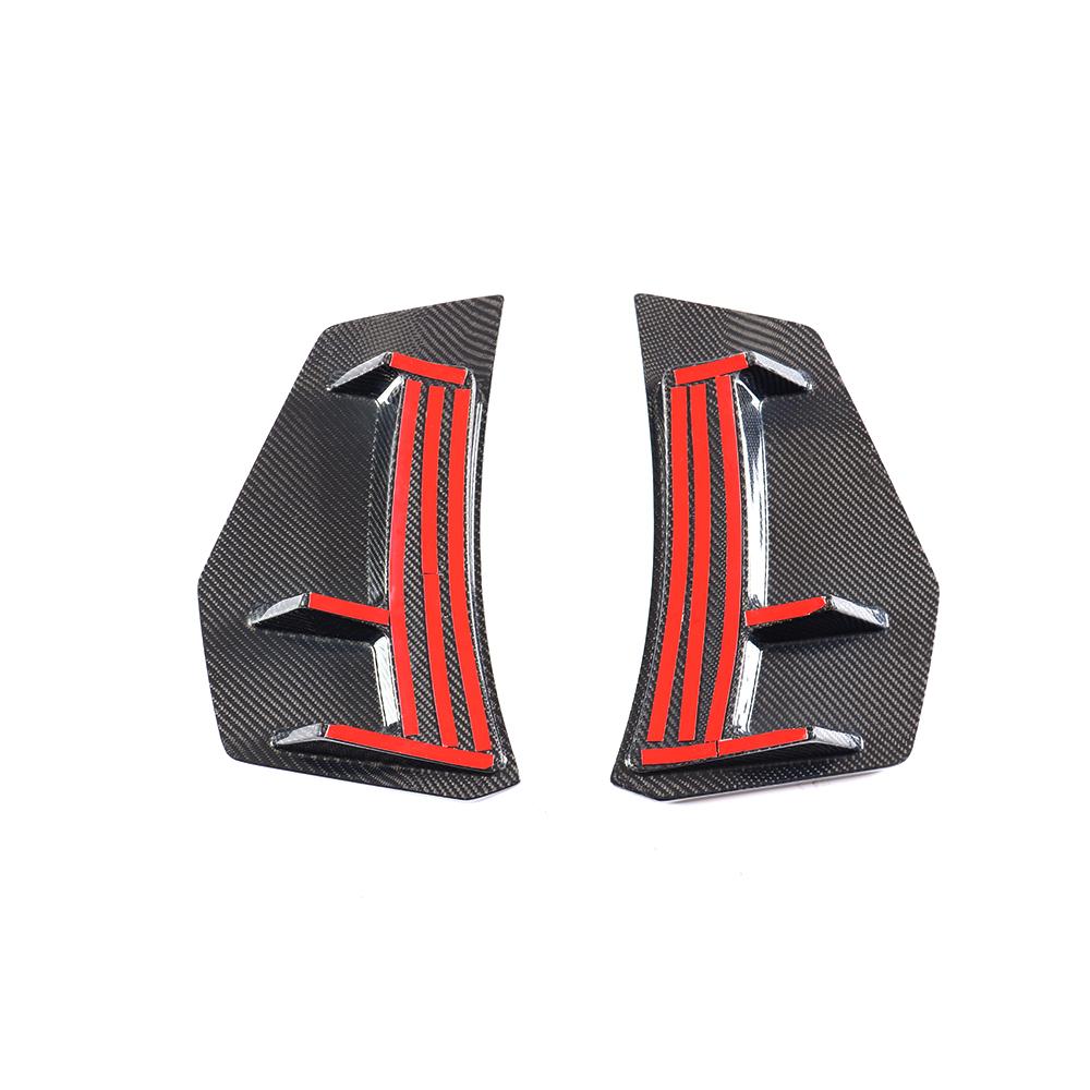Audi R8 4S Carbon Fiber Rear Bumper Blades Fins image 1