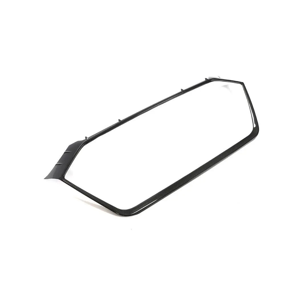 Audi RS6/RS7 C8 Carbon Fiber Front Grill Overlay Trim Cover image 3