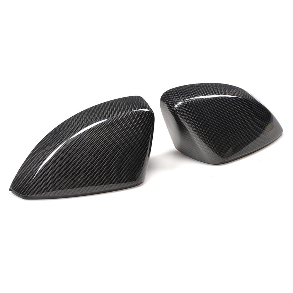 Audi A3/S3/RS3 8V Carbon Fiber Rear Mirror Shells Caps image 4