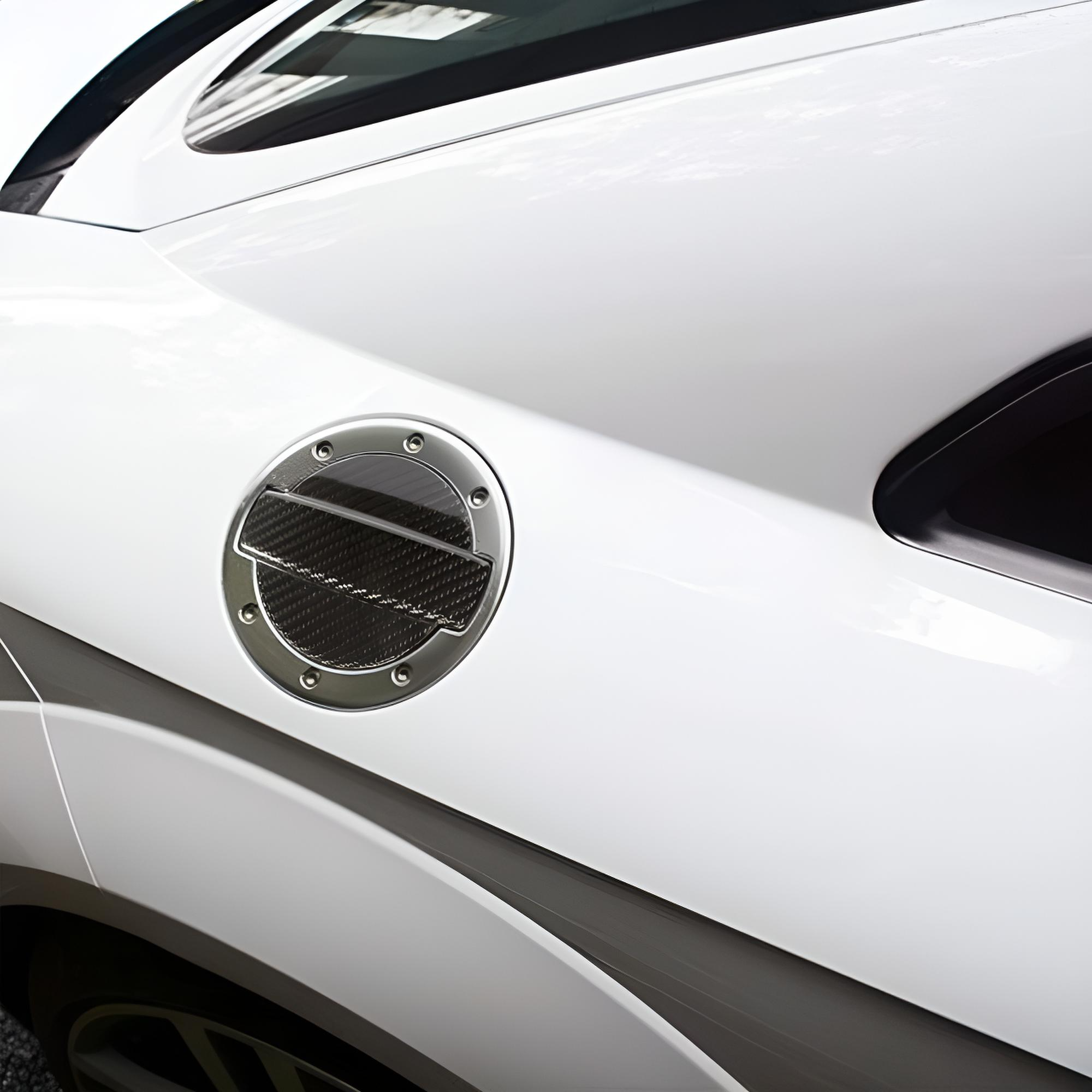 Audi TT/TTS/TTRS 8S (MK3) Carbon Fiber Gas/Fuel Cap Cover image 1