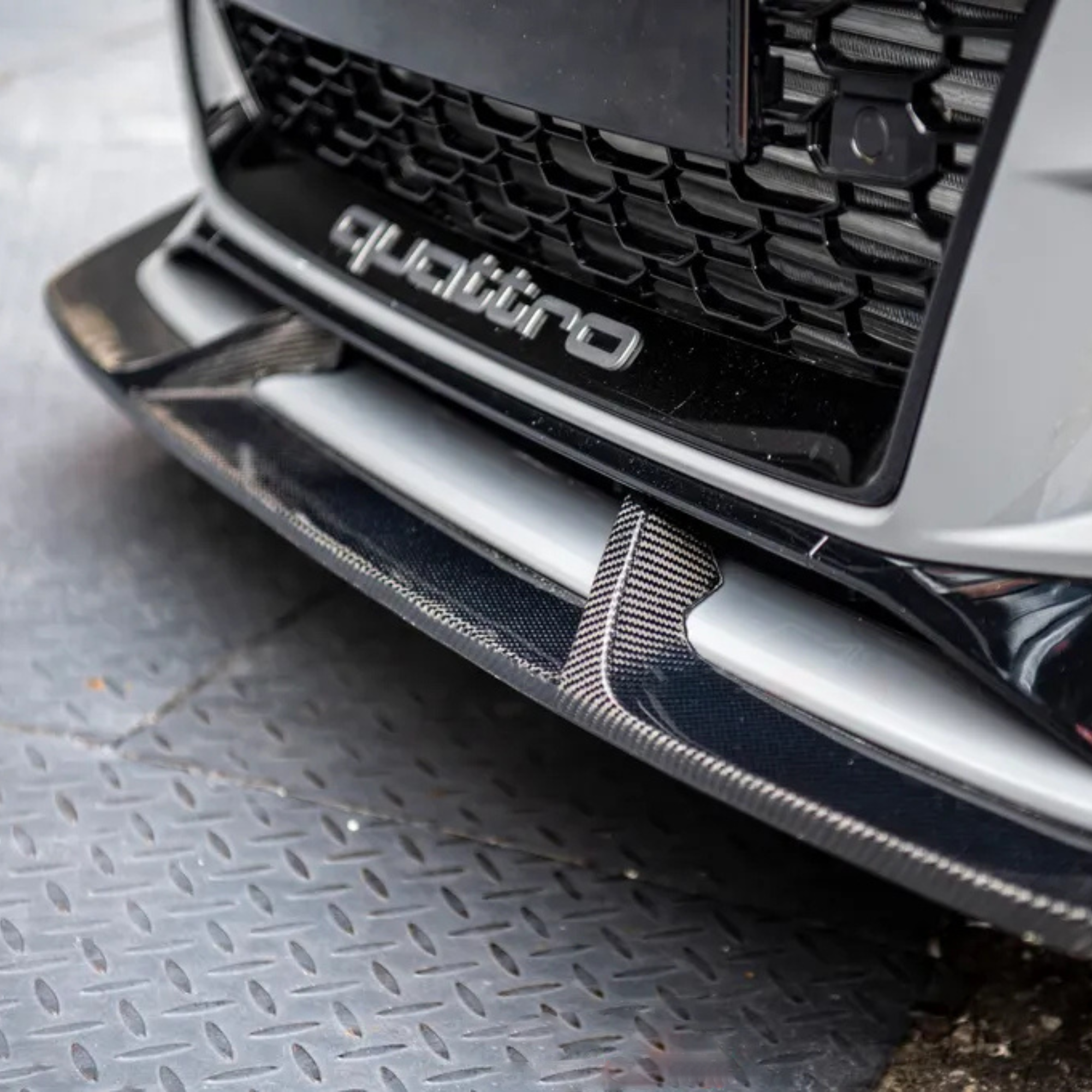 Audi RS3 8V.5 Carbon Fiber Front Bumper Splitter Lip V1 image 3
