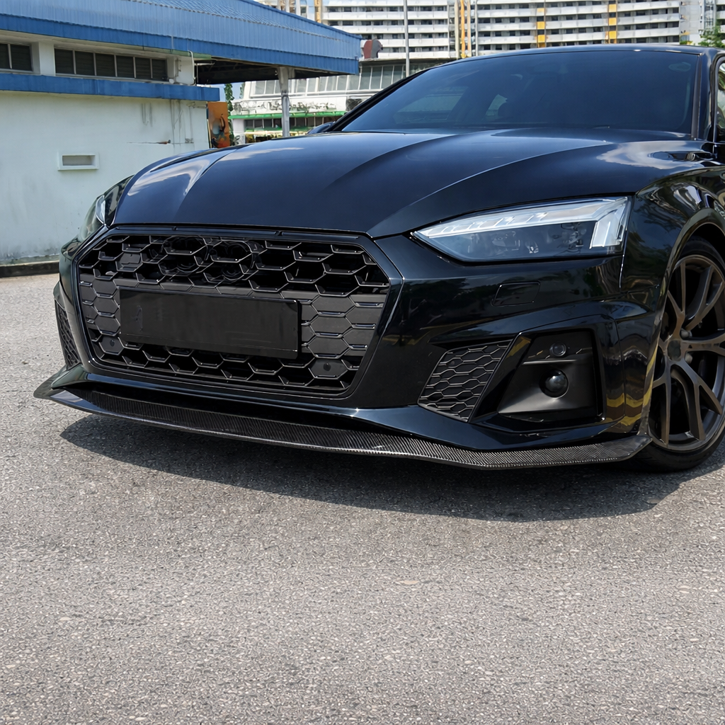 Audi A4/S4 B9.5 Carbon Fibre Front Splitter/Lip image 0