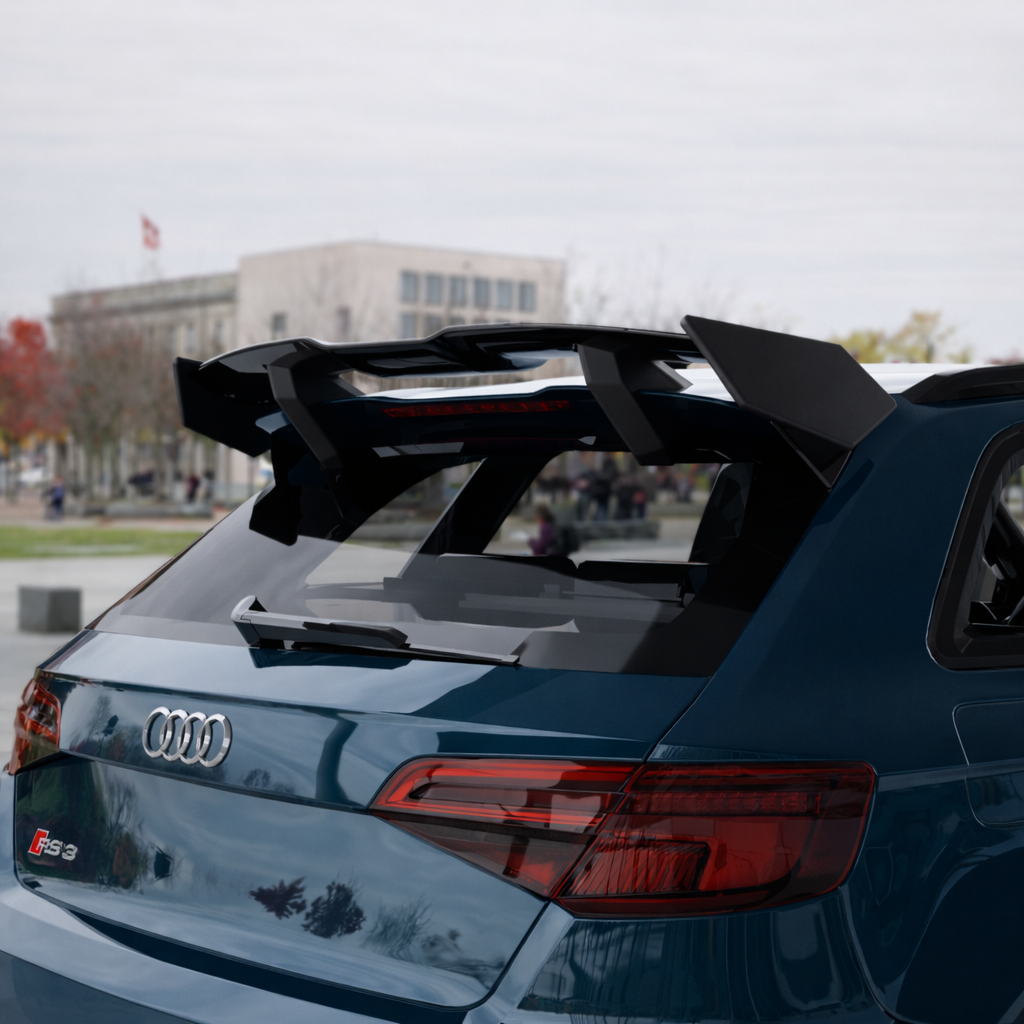 Audi A3/S3/RS3 8V Rear Wing Spoiler Carbon Fibre image 1