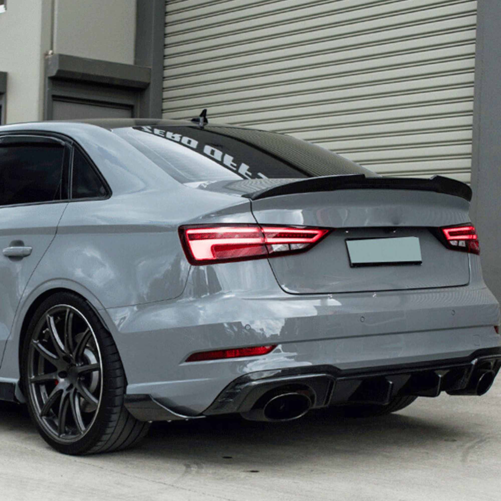 Audi A3/S3/RS3 8V Sedan Carbon Fiber Rear Wing Spoiler image 1