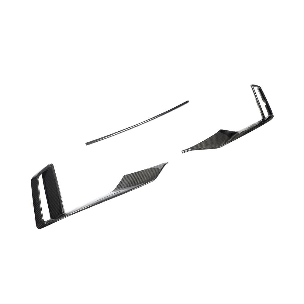 Audi RS3 8V.5 Carbon Fiber Front Bumper Vent Trim image 4