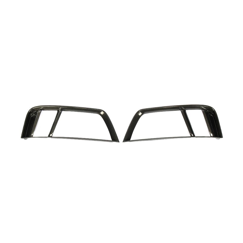 Audi R8 4S Carbon Fiber Rear Bumper Vent Covers image 4