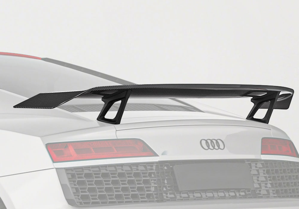 Audi R8 Type 4S FL Carbon Fibre Rear Wing Ver.1 - lightweight dry carbon prepreg upgrade