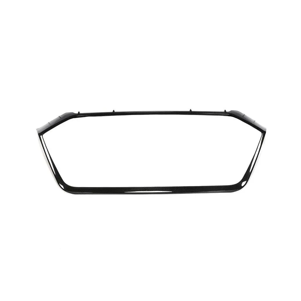 Audi RS6/RS7 C8 Carbon Fiber Front Grill Overlay Trim Cover image 5