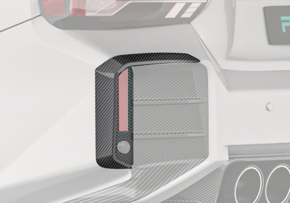 BMW M2 G87 Carbon Fibre Rear Canards - track-inspired aero styling upgrade