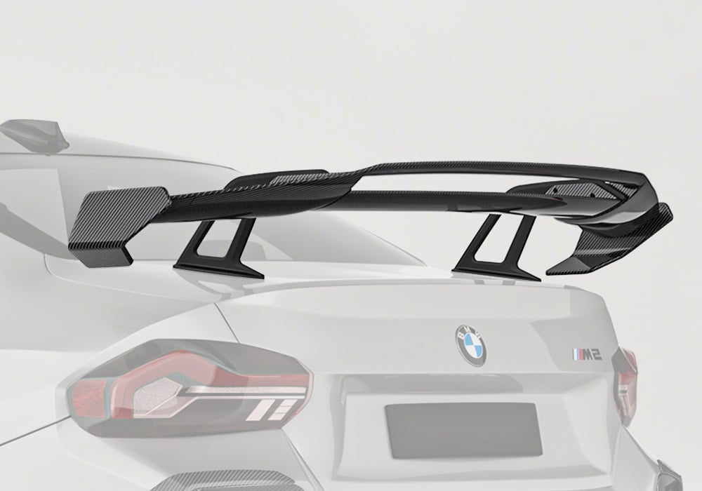BMW M2 G87 Carbon Fibre Rear Wing - race-inspired aerodynamic upgrade for G87