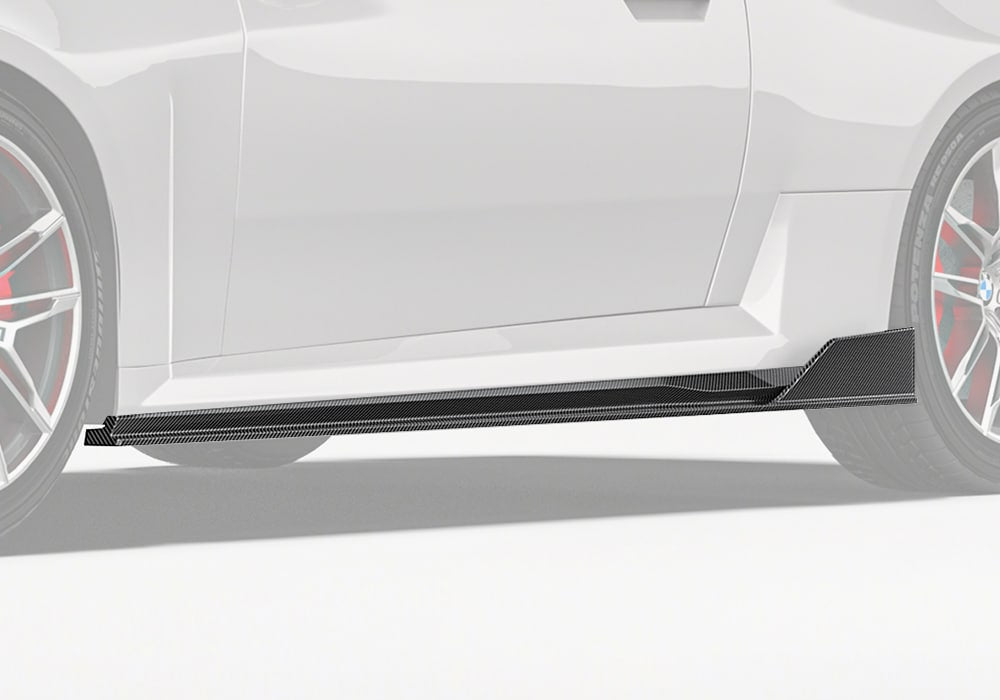 BMW M2 G87 Carbon Fibre Side Skirts Ver.2 - race-inspired aero upgrade for G87