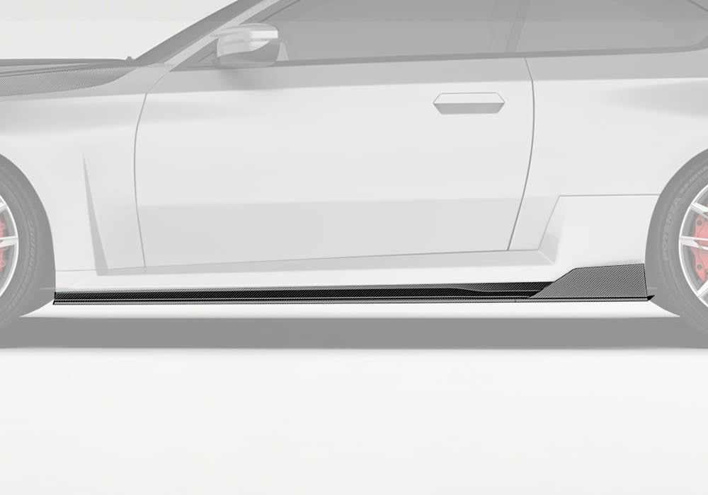 BMW M2 G87 Carbon Fibre Side Skirts Ver.2 - race-inspired aero upgrade for G87