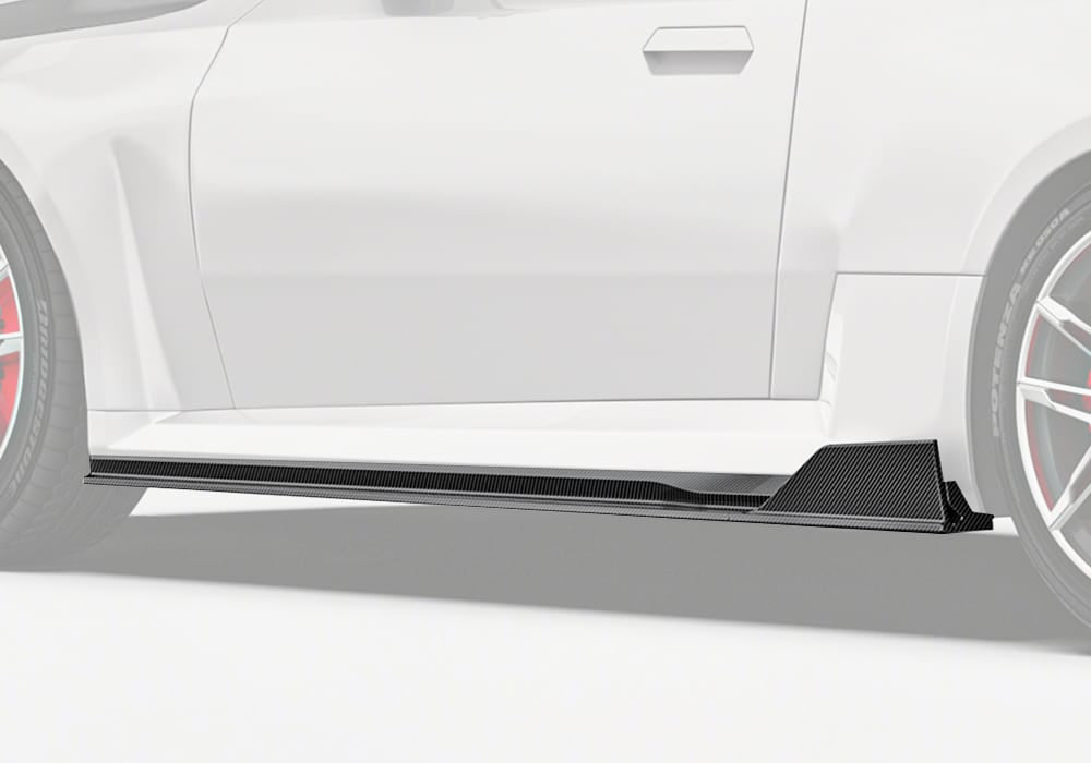 BMW M2 G87 Carbon Fibre Side Skirts Ver.2 - race-inspired aero upgrade for G87