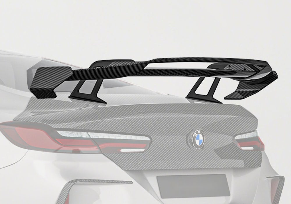 BMW M8 F91 F92 F93 Carbon Fibre Rear Wing - race-inspired aerodynamic upgrade