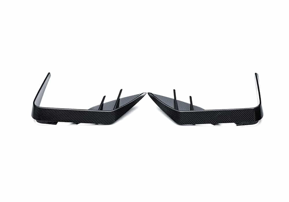 BMW XM G09 Carbon Fibre Front Canards - aerodynamic styling upgrade with gloss finish