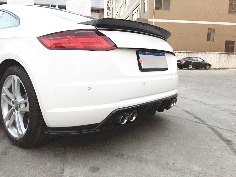 Audi TT 8S (MK3) Carbon Fiber Rear Diffuser image 1