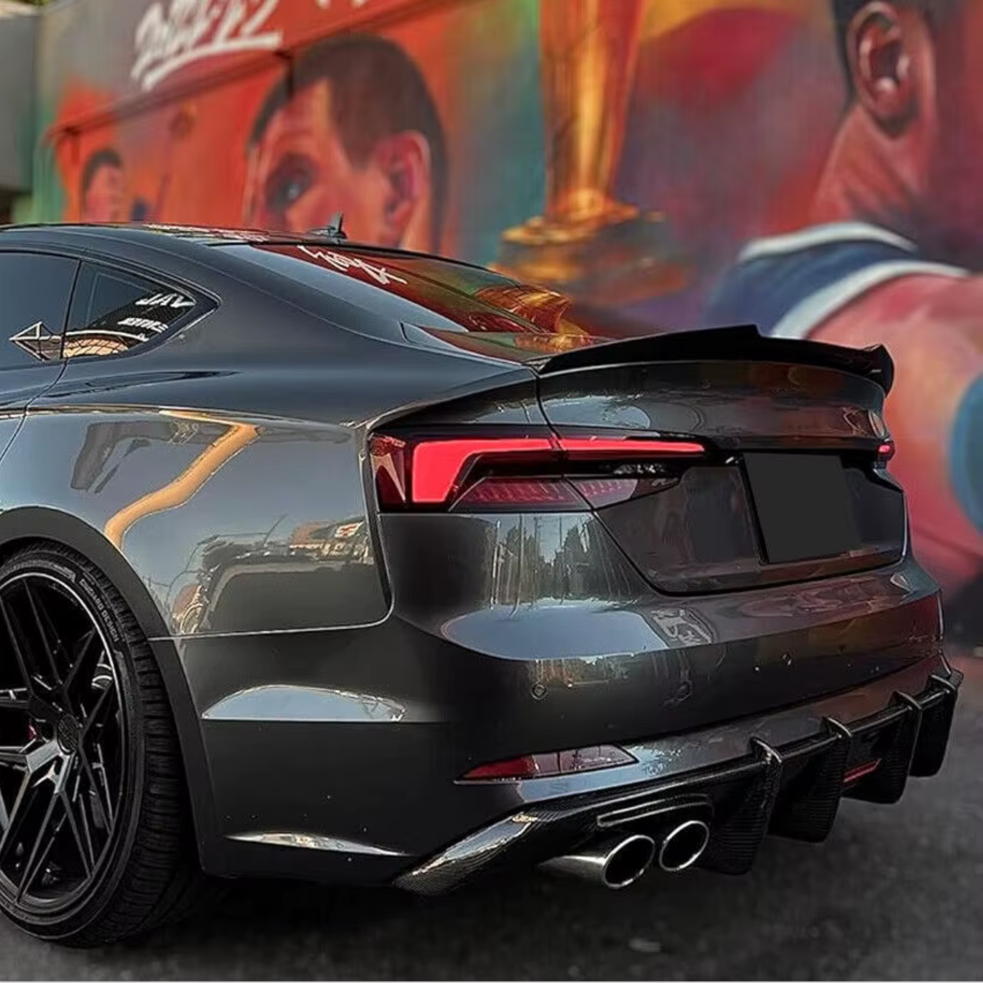 Audi A5/S5/RS5 B9.5 Carbon Fibre Lower Rear Spoiler/Wing image 2