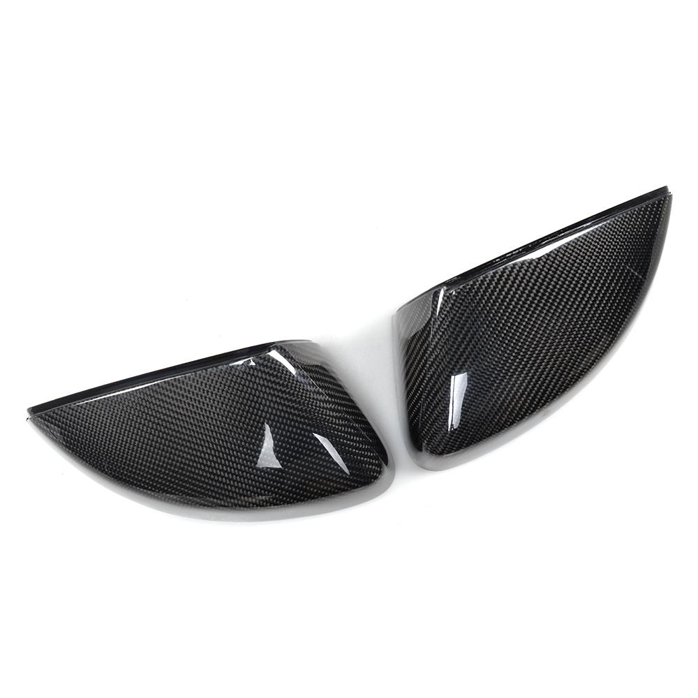 Audi A3/S3/RS3 8V Carbon Fiber Rear Mirror Shells Caps image 3