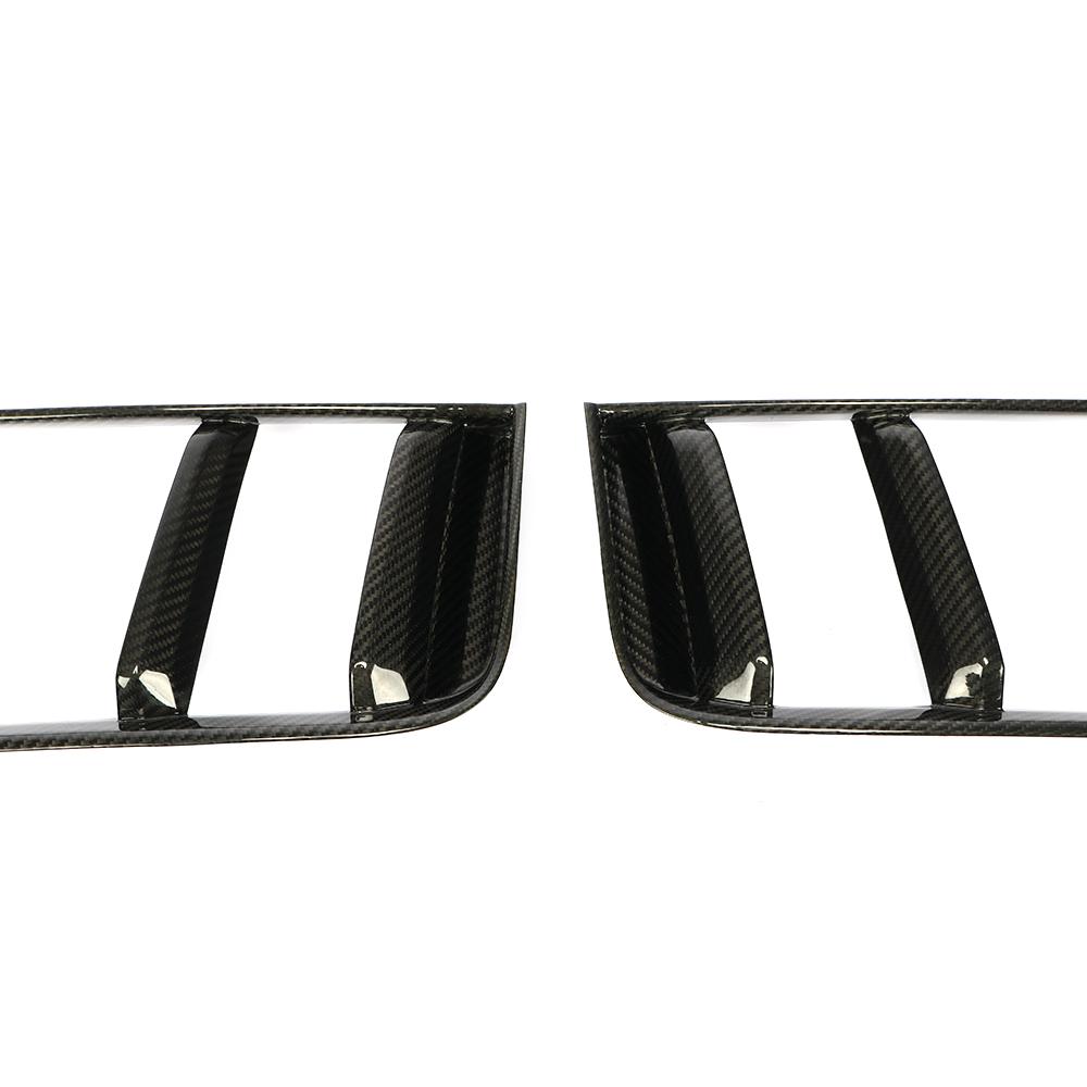 Audi R8 4S Carbon Fiber Rear Bumper Vent Covers image 3