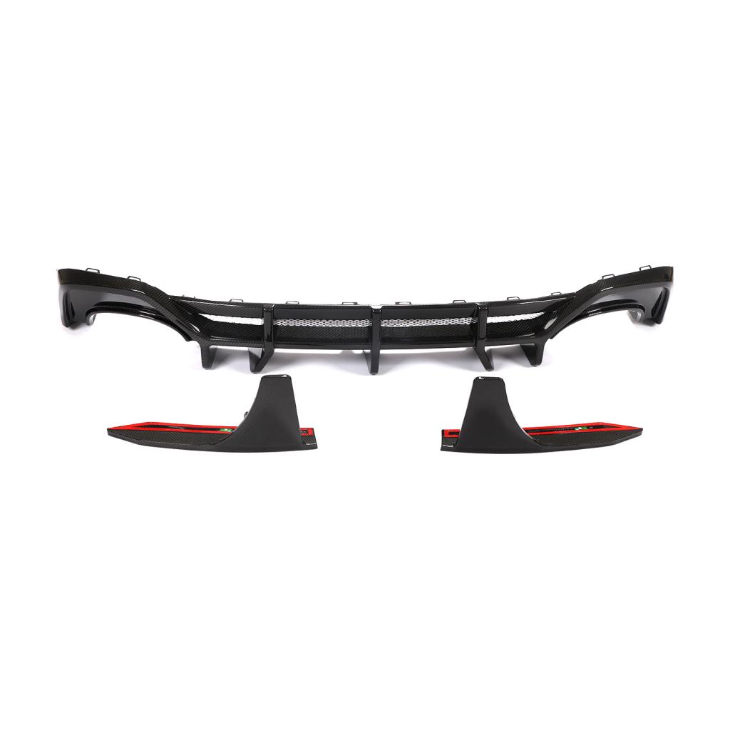 Audi RS6/RS7 C8 Carbon Fiber Rear Bumper Diffuser Lip V2 image 10
