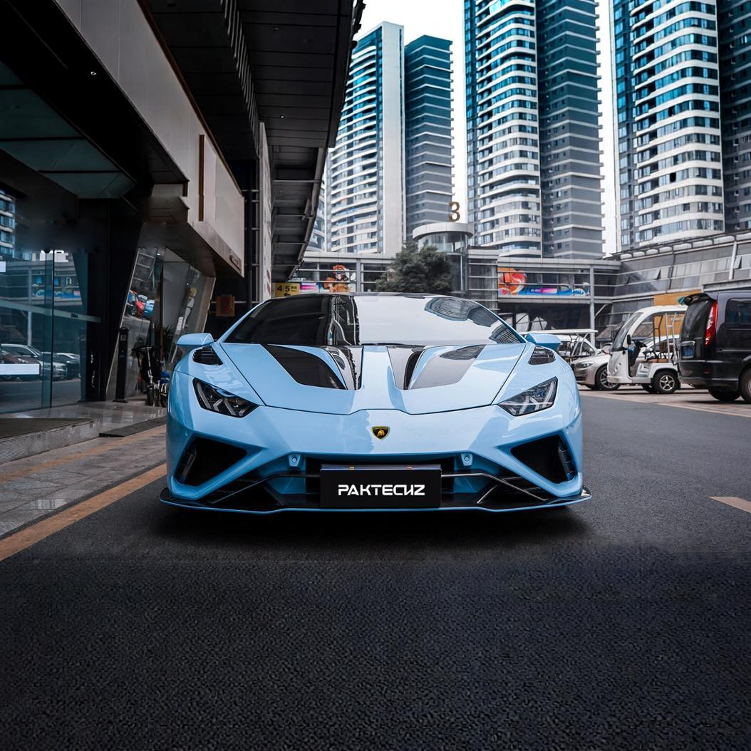Lamborghini Huracan Evo Carbon Fiber Front Bonnet Hood V2 image 4