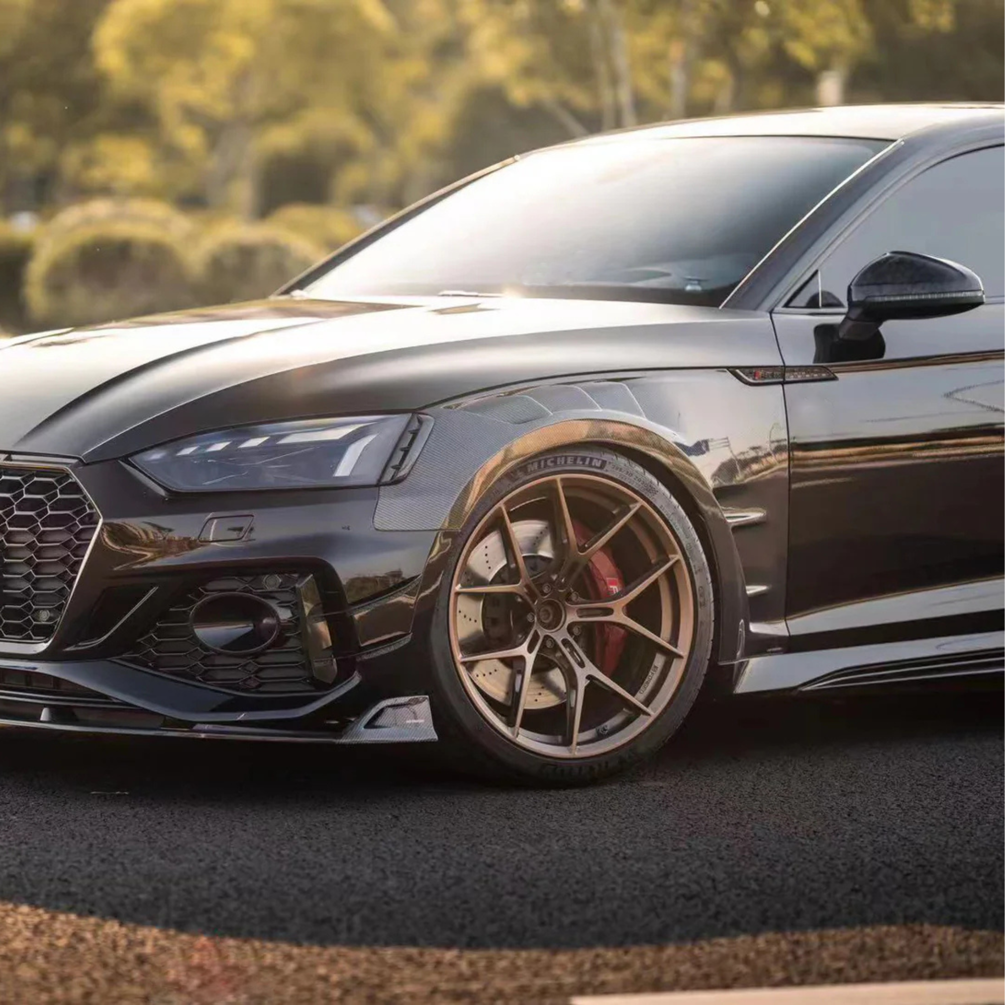 Audi RS5 B9.5 Carbon Fibre Front Fender Replacement image 4