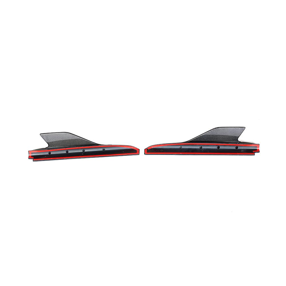 Audi R8 4S Carbon Fiber Side Bumper Fins Blades image 2