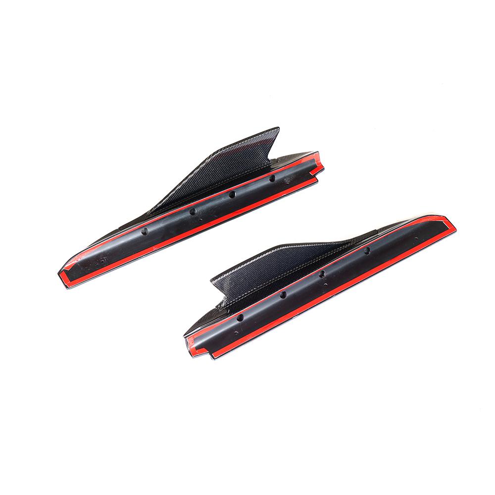 Audi R8 4S Carbon Fiber Side Bumper Fins Blades image 7