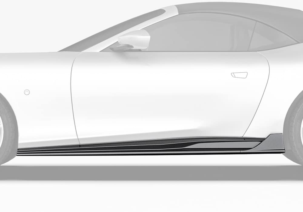 Ferrari Roma Carbon Fibre Side Skirts - aerodynamic race-inspired exterior upgrade