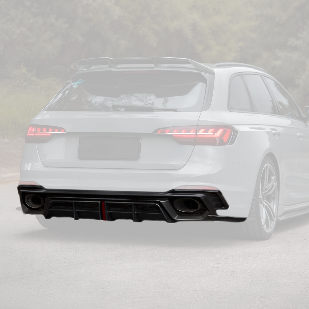 Audi RS4 B9.5 Carbon Fibre Rear Diffuser V2 image 0