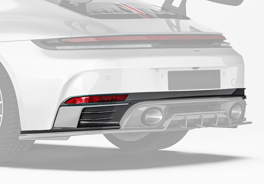 Porsche 911 992.2 Carbon Fibre Upper Rear Diffuser - precision aerodynamic upgrade