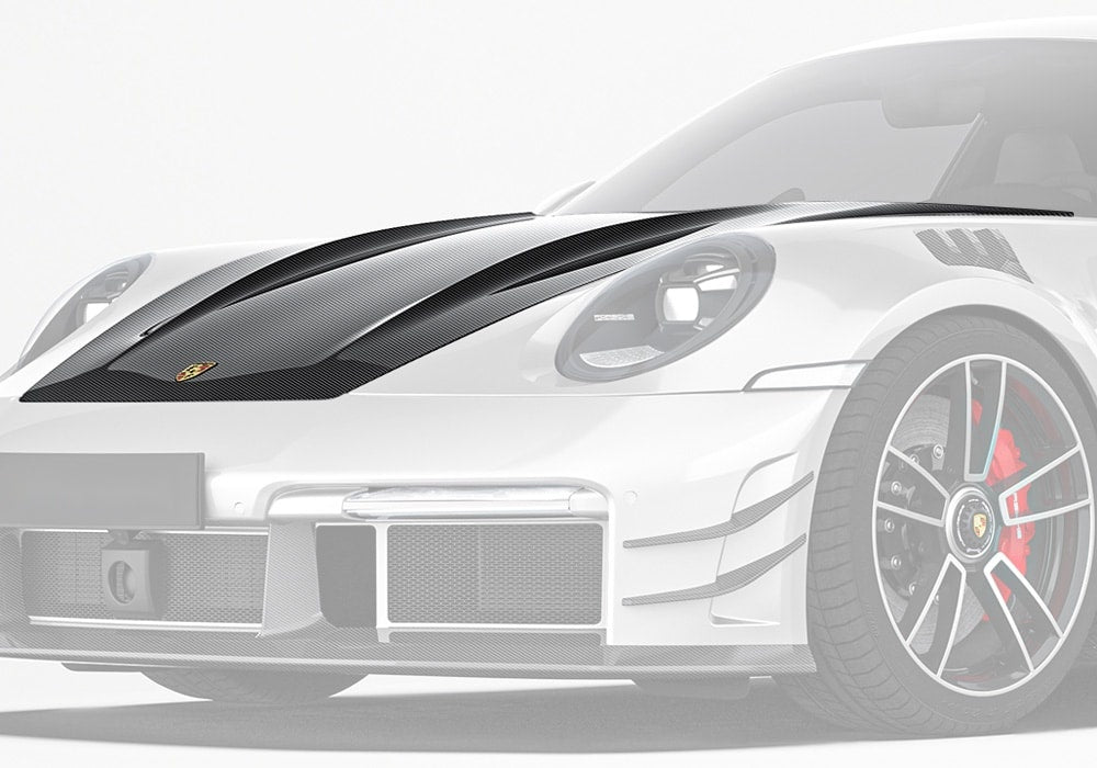 Porsche 911 992 Turbo S Carbon Fibre Bonnet - lightweight performance upgrade