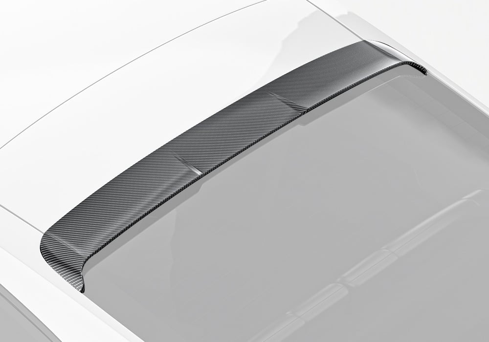 Porsche 911 992 Turbo S Carbon Fibre Roof Spoiler - race-inspired aerodynamic upgrade