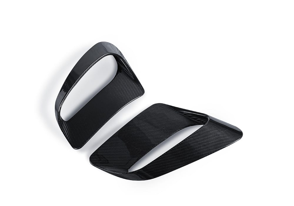 Porsche 911 992 Turbo S Carbon Fibre Side Air Intakes - lightweight aerodynamic upgrade
