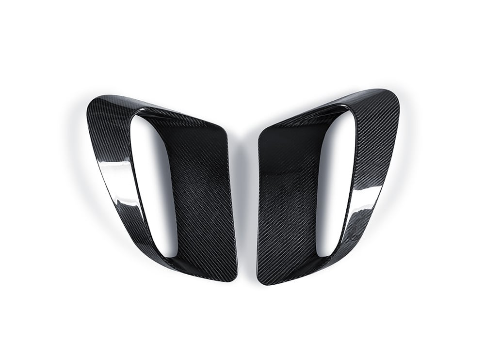 Porsche 911 992 Turbo S Carbon Fibre Side Air Intakes - lightweight aerodynamic upgrade