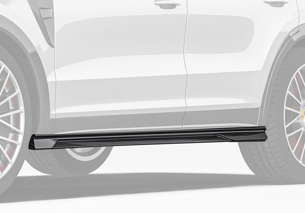 Porsche Cayenne 9YA/9YB Carbon Fibre Side Skirts - aerodynamic SUV styling upgrade