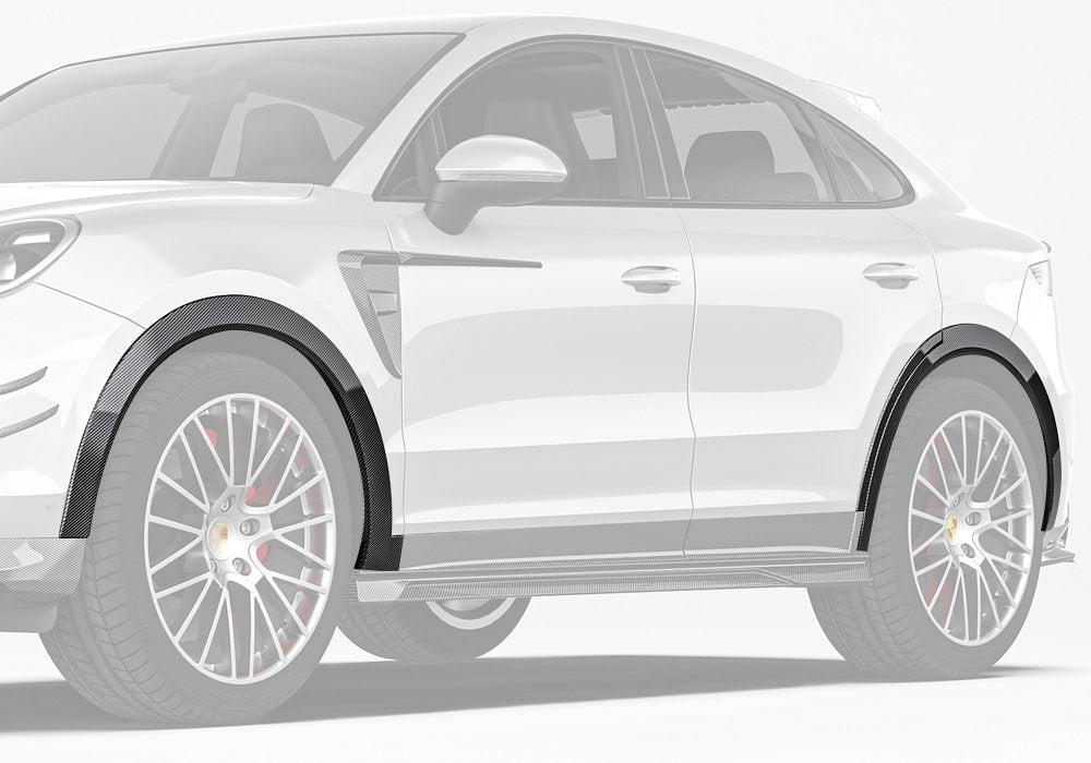 Porsche Cayenne 9YA/9YB Carbon Fibre Wheel Arches - race-inspired flared body upgrade