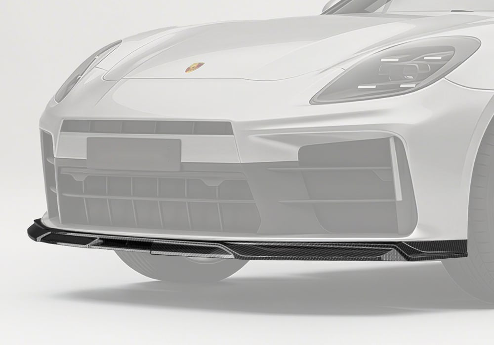 Porsche Panamera 971.2 Carbon Fibre Front Lip - aggressive aero upgrade for 2024 Panamera