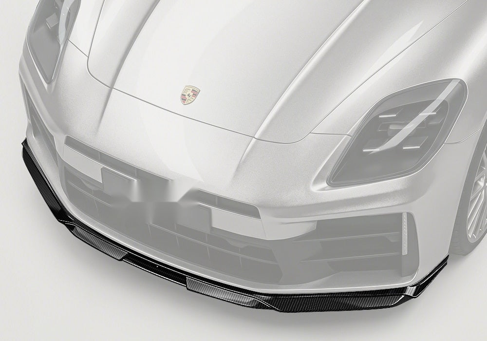 Porsche Panamera 971.2 Carbon Fibre Front Lip - aggressive aero upgrade for 2024 Panamera